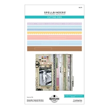 Keepsake Studio Planner (Spellbinders) - Die Set Turn the Page / Capsule Borders