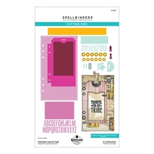 Keepsake Studio Planner (Spellbinders) - Die Set Turn the Page / Torn Edges with Tag