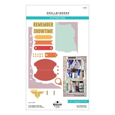 Keepsake Studio Planner (Spellbinders) - Die Set Turn the Page / Torn Edges with Tag