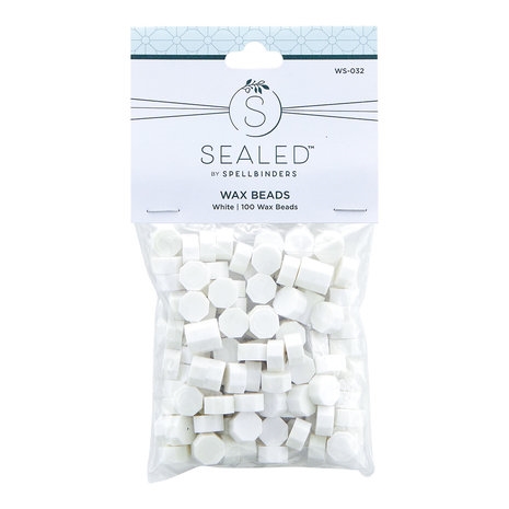 Spellbinders Wax Sealed - Wax Beads / White