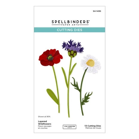 Spellbinders Dies - Layered Wildflowers