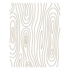 Spellbinders Hot Foil Plate - Woodgrain Background