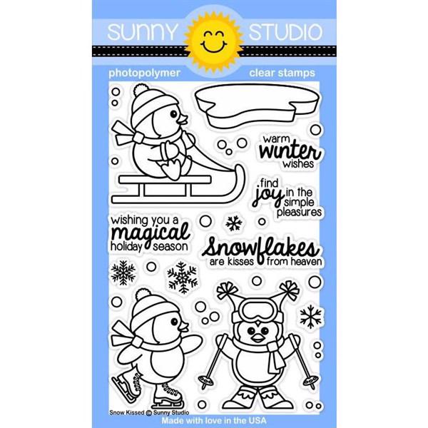 Sunny Studio Stamps - Clear Stamp / Snow Kissed