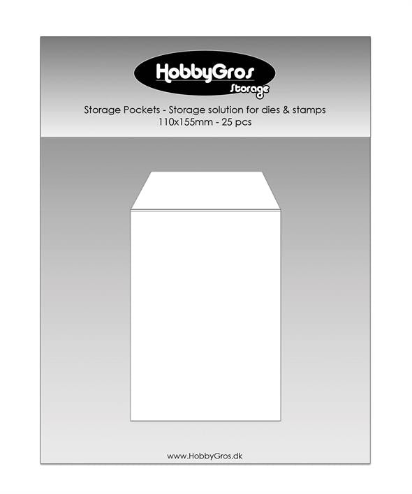 Hobbygros Opbevaring - Storage Pockets for Dies & Stamps (110 x 155 mm)