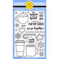 Sunny Studio Stamps - Clear Stamp / Mug Hugs