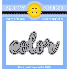 Sunny Studio Stamps - DIES / Color Word