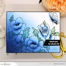 Altenew Clear Stamp Set - Bouquet of Poppies 