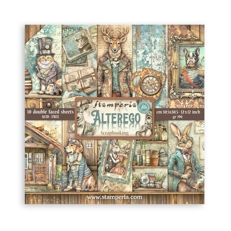 Stamperia Paper Pack 12x12" - Alterego