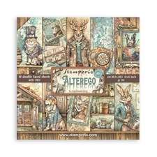 Stamperia Paper Pack 8x8" - Alterego (lille)