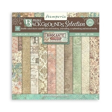 Stamperia Paper Pack 12x12" - MAXI Backgrounds / Brocante Antiques