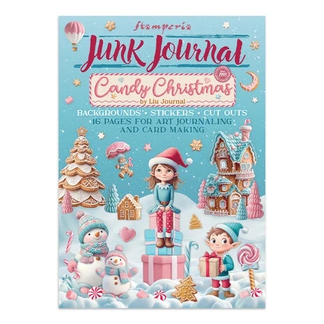 Stamperia Junk Journal Pad A4 - Candy Christmas