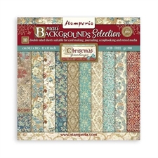 Stamperia Paper Pack 12x12" - MAXI Backgrounds / Christmas Greetings