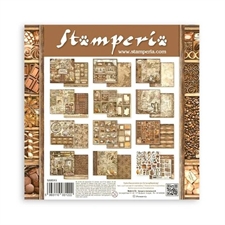 Stamperia Paper Pack 8x8" - Coffee and Chocolate (lille)