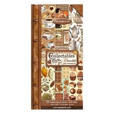 Stamperia Collectables Pad 6x12" - Coffee and Chocolate (motiv-blok)