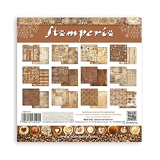 Stamperia Paper Pack 12x12" - MAXI Backgrounds / Coffee and Chocolate