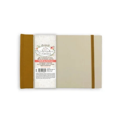 Stamperia Watercolor Art Journal - 14x9 cm (lille rektangulær)