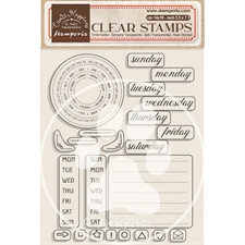 Stamperia Clear Stamp Set - Create Happiness / Weekly Planner