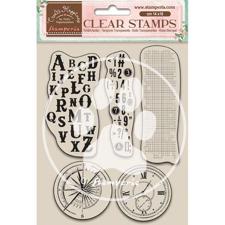 Stamperia Clear Stamp Set - Create Happiness / Alphabet and Numbers