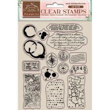 Stamperia Clear Stamp Set - Create Happiness / Elements