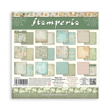 Stamperia Paper Pack 8x8" - BACKGROUNDS / Daisy Art (lille)