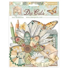 Stamperia Chipboard Die Cuts - Daisy Art