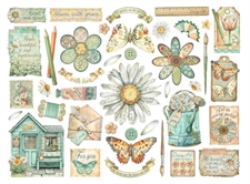 Stamperia Chipboard Die Cuts - Daisy Art