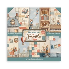 Stamperia Paper Pack 8x8" - Family (lille)