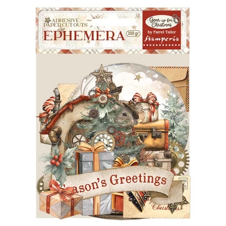 Stamperia Ephemera - Gear up for Christmas