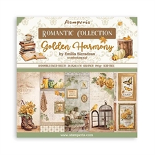 Stamperia Paper Pack 8x8" - Golden Harmony (lille)