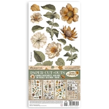 Stamperia Paper Cut Out Sheets - Golden Harmony (4 ark)