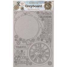 Stamperia Greyboard  - Lady Vagabond LIFESTYLE / Alarm Clock