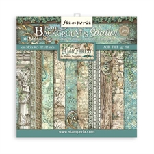 Stamperia Paper Pack 12x12" - MAXI Backgrounds / Magic Forest