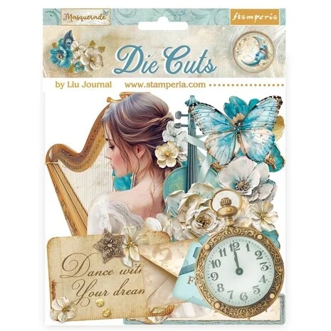 Stamperia Chipboard Die Cuts - Masquerade