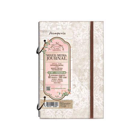 Stamperia Mixed Media Journal - 9x9 inch Ring Journal