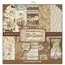 Stamperia Paper Pack 12x12" - Old Lace