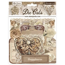 Stamperia Chipboard Die Cuts - Old Lace