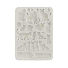 Stamperia Silicone Mould - Orchids and Cats / Cats