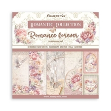 Stamperia Paper Pack 8x8" - Romance Forever (lille)