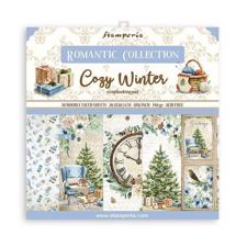 Stamperia Paper Pack 8x8" - Romantic Cozy Winter (lille)