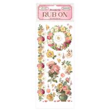 Stamperia Rub-Ons - Rose Parfum / Flowers and Garland