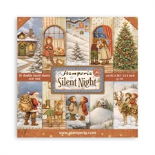 Stamperia Paper Pack 8x8" - Silent Night (lille)