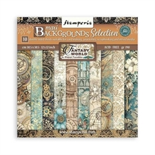 Stamperia Paper Pack 12x12" - MAXI Backgrounds / Sir Vagabond in Fantasy World