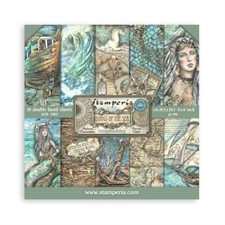 Stamperia Paper Pack 8x8" - Songs of the Sea (lille)