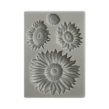 Stamperia Silicone Mould - Sunflower Art / Sunflowers