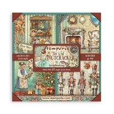 Stamperia Paper Pack Maxi (Single Face) 8x8" - The Nutcracker (lille / enkeltsidet) 22 ark