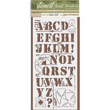 Stamperia Thick Stencil - Alphabet