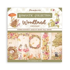 Stamperia Paper Pack 8x8" - Woodland (lille)
