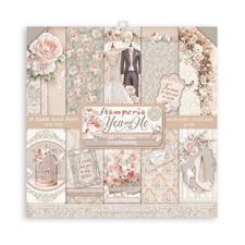 Stamperia Paper Pack 12x12" - You and Me