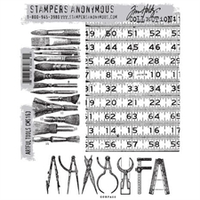 Tim Holtz Cling Rubber Stamp Set - Artful Tools