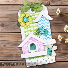 Stampers Anonymous Chipboard - Birdhouse Ornaments